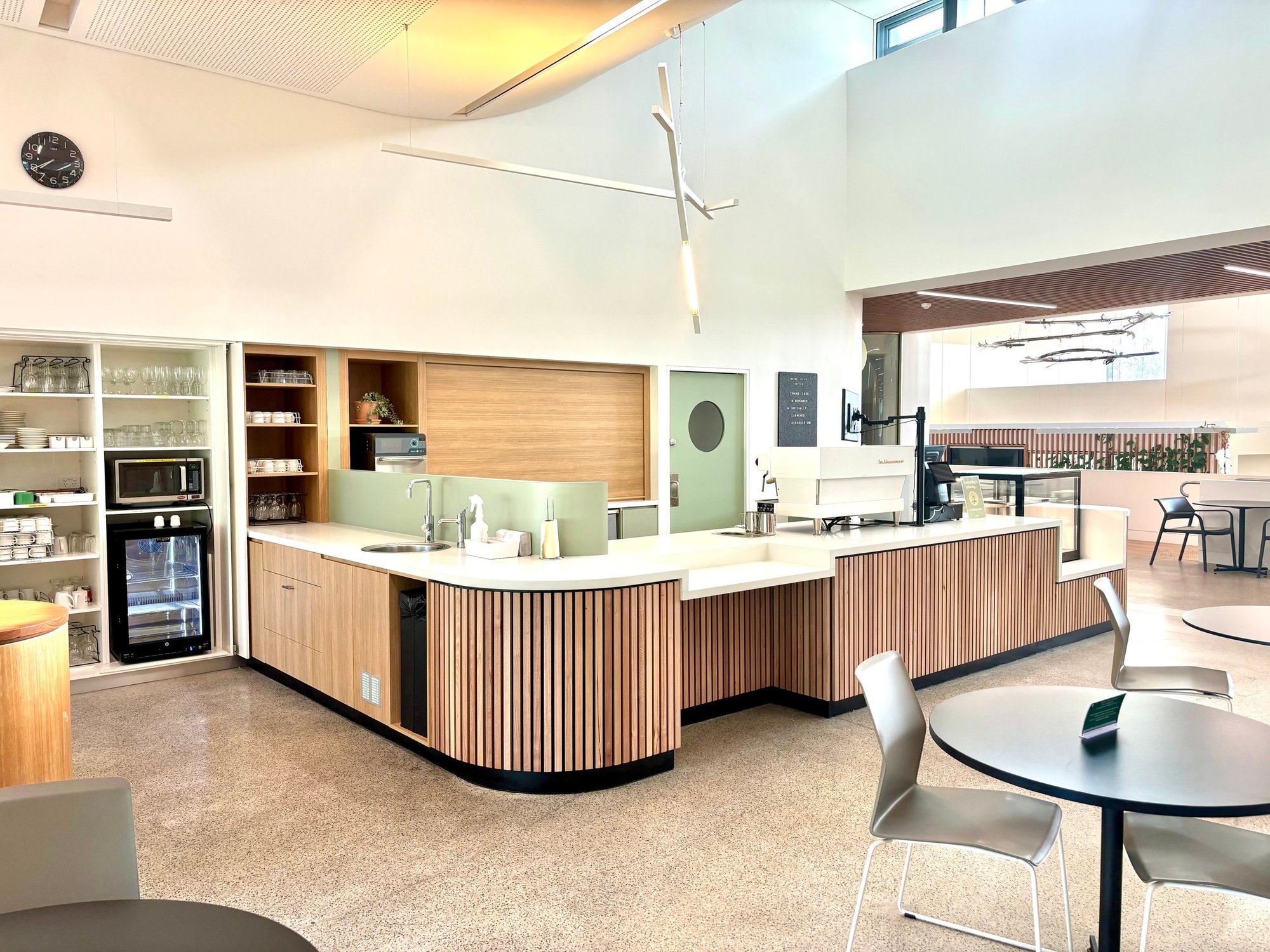 Image of the inside of the Where Is My Coffee enterprise cafe